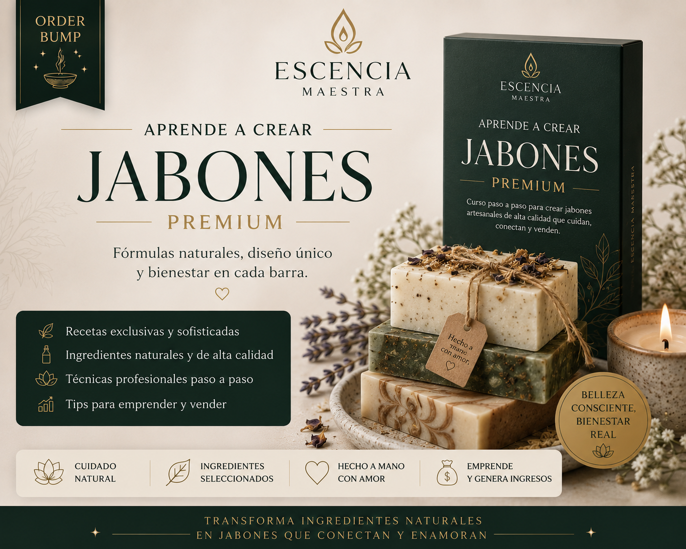 Crea y vende Jabones Premium