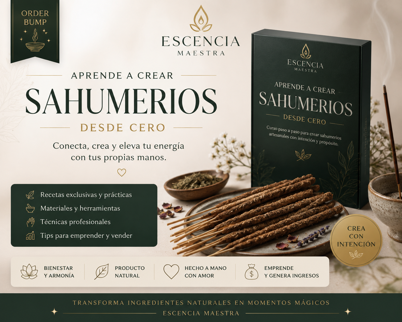 Crea tus propios Sahumerios